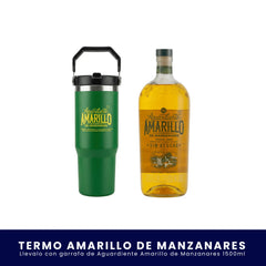 Kit Termo Edición Especial Amarillo + Aguardiente Amarillo