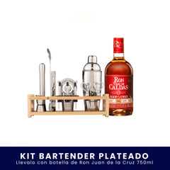 Kit Bartender Plateado
