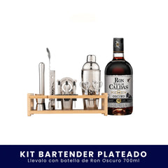 Kit Bartender Plateado