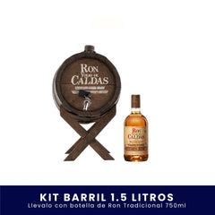 Kit Barril Dispensador 1.5 litros
