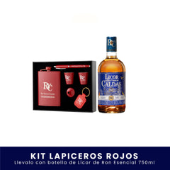 Set Lapicero Rojo