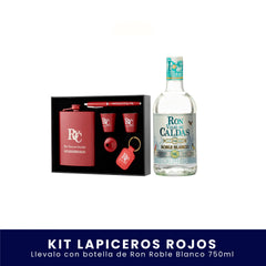 Set Lapicero Rojo
