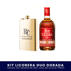 Kit Licorera Duo Dorada