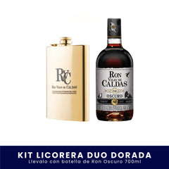 Kit Licorera Duo Dorada