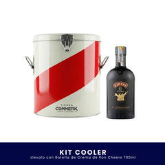 Kit Cooler Tienda Commerk | Ron o Aguardiente 750 ml a elección