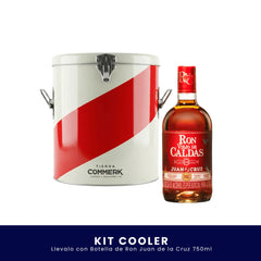Kit Cooler Tienda Commerk | Ron o Aguardiente 750 ml a elección
