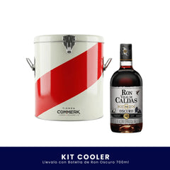 Kit Cooler Tienda Commerk | Ron o Aguardiente 750 ml a elección