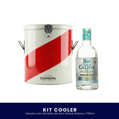 Kit Cooler Tienda Commerk | Ron o Aguardiente 750 ml a elección