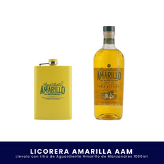 Kit Licorera Amarilla Aguardiente Amarillo de Manzanares