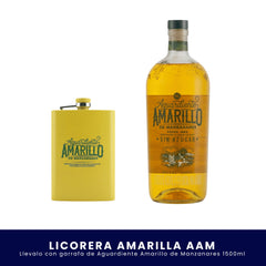 Kit Licorera Amarilla Aguardiente Amarillo de Manzanares