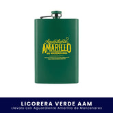Kit Licorera Verde Aguardiente Amarillo de Manzanares