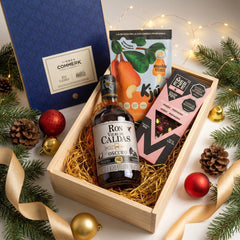 Arma tu Ancheta Caja M | Regalos Personalizados con Licores y Snacks