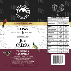 Papas MonteRojo de Ron Viejo de Caldas BBQ (100 g)
