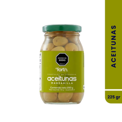 Tarro De Aceitunas 250 Gr Manzanilla El  Fortín