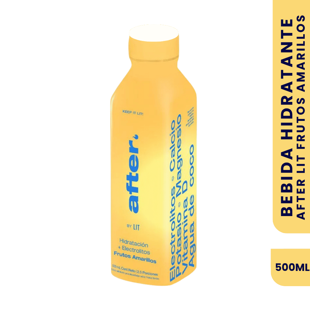 After Frutos Amarillos (500 ml) — Bebida hidratante