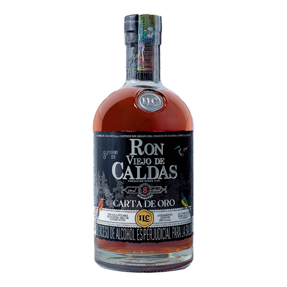Ron Viejo de Caldas Carta de Oro 750ml