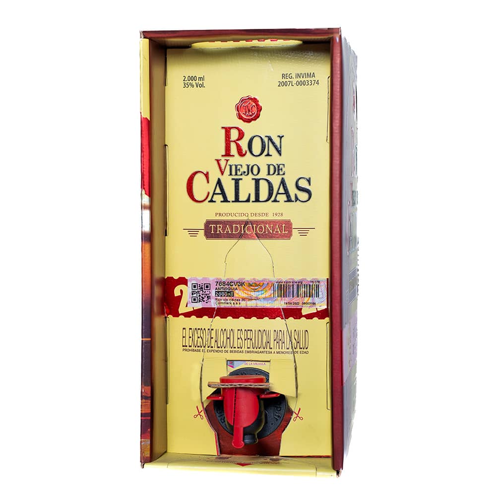 Ron Viejo de Caldas Tradicional Box 2000ml