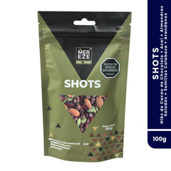 Shots Mer Eze Mix | Cacao + Almendras + Semillas + Arándanos 100 g