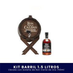 Kit Barril Dispensador 1.5  litros