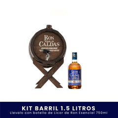 Kit Barril Dispensador 1.5  litros