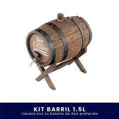 Kit Barril Dispensador 1.5  litros