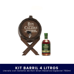 Kit Barril Dispensador 4 litros
