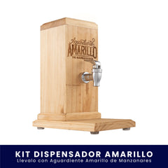 Kit Dispensador Aguardiente Amarillo