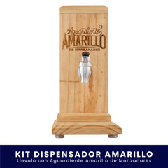 Kit Dispensador Aguardiente Amarillo