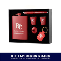 Set Lapicero Rojo