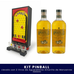 Kit Pinball Aguardiente Amarillo