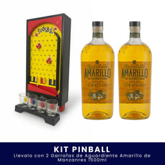 Kit Pinball Aguardiente Amarillo