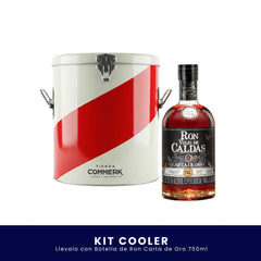 Kit Cooler Tienda Commerk | Ron o Aguardiente 750 ml a elección