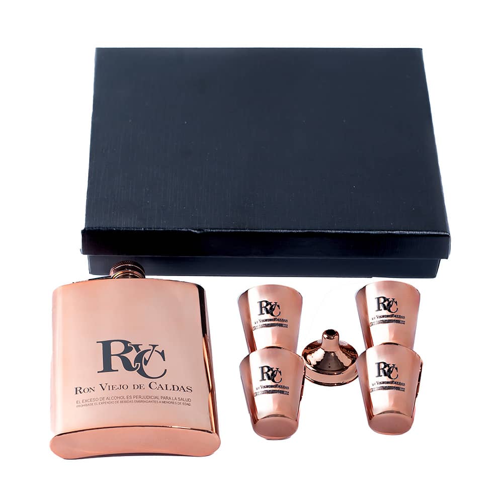 Arma Tu Kit: Kit Ronera 4 Copas Palo de Rosa + Botella 750ml