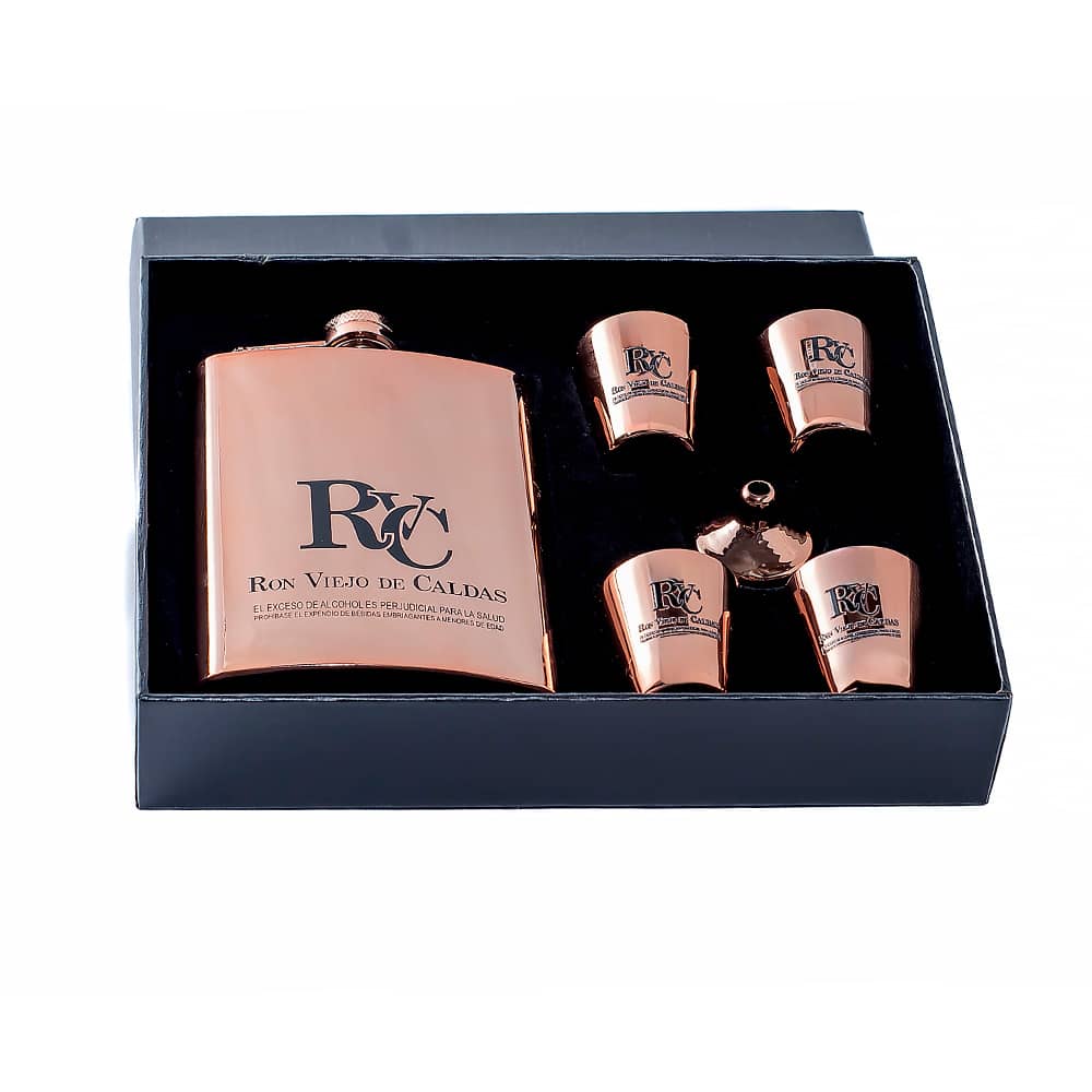Arma Tu Kit: Kit Ronera 4 Copas Palo de Rosa + Botella 750ml