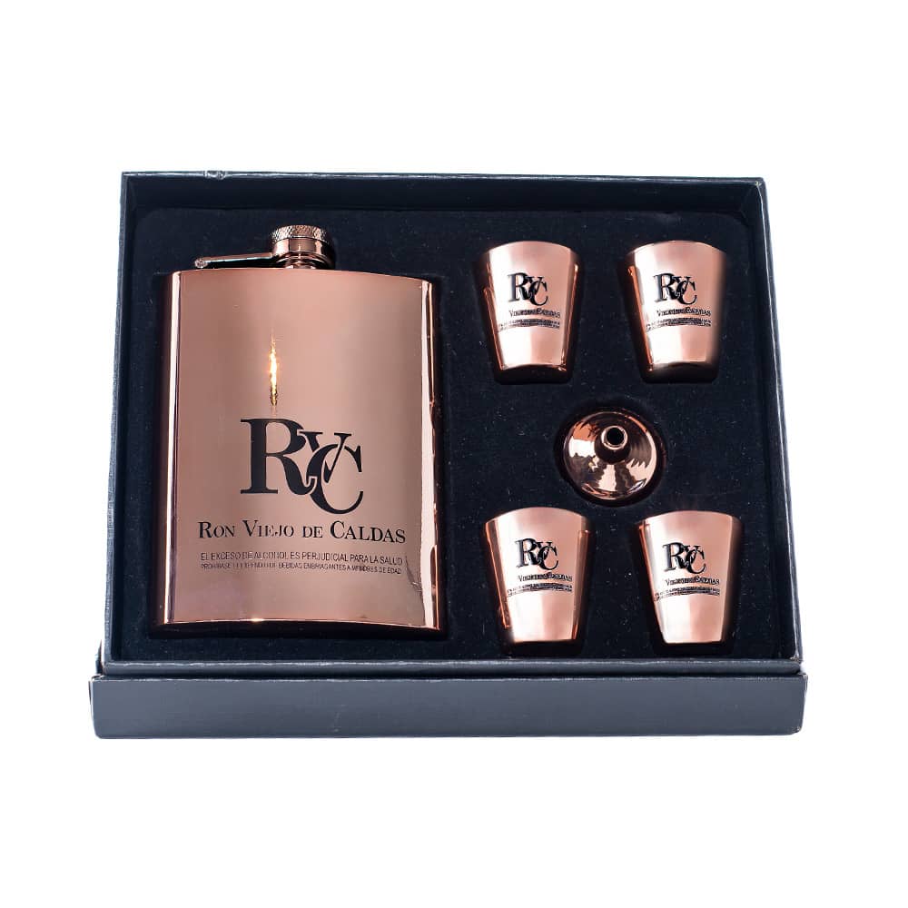 Arma Tu Kit: Kit Ronera 4 Copas Palo de Rosa + Botella 750ml