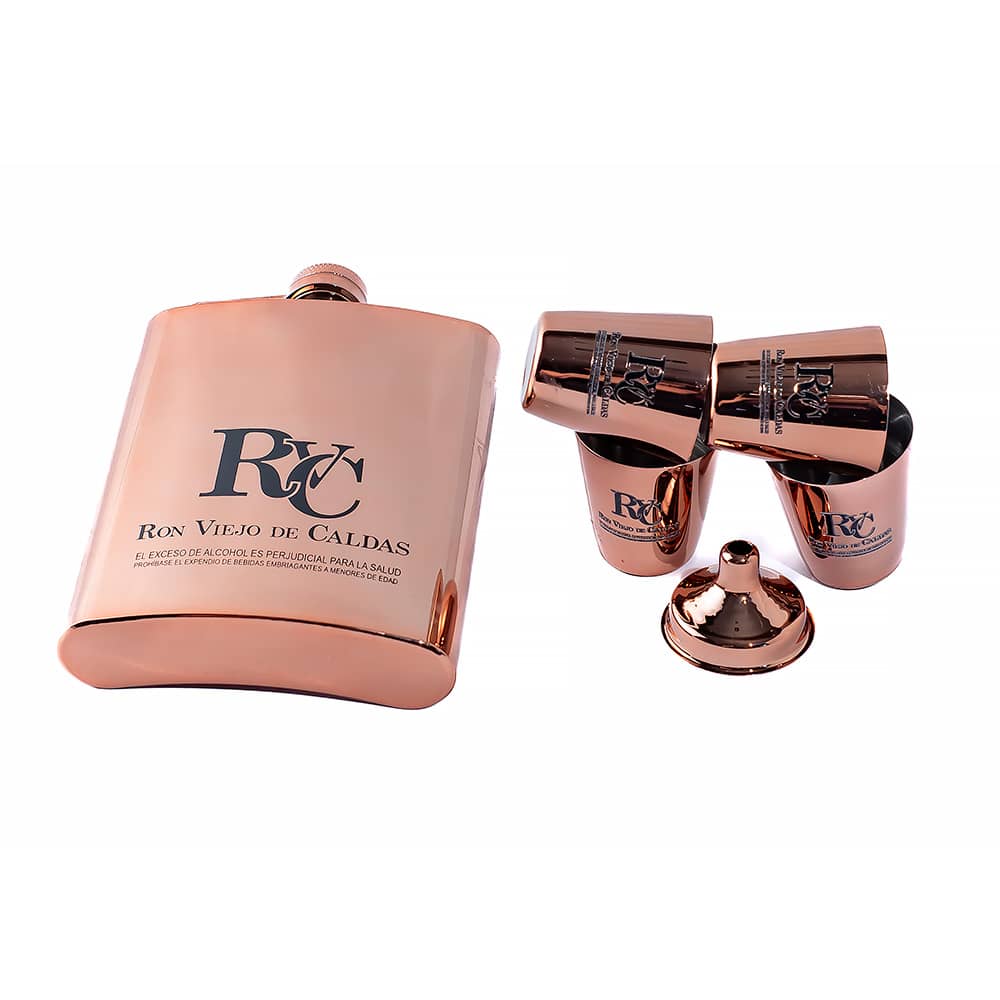 Arma Tu Kit: Kit Ronera 4 Copas Palo de Rosa + Botella 750ml