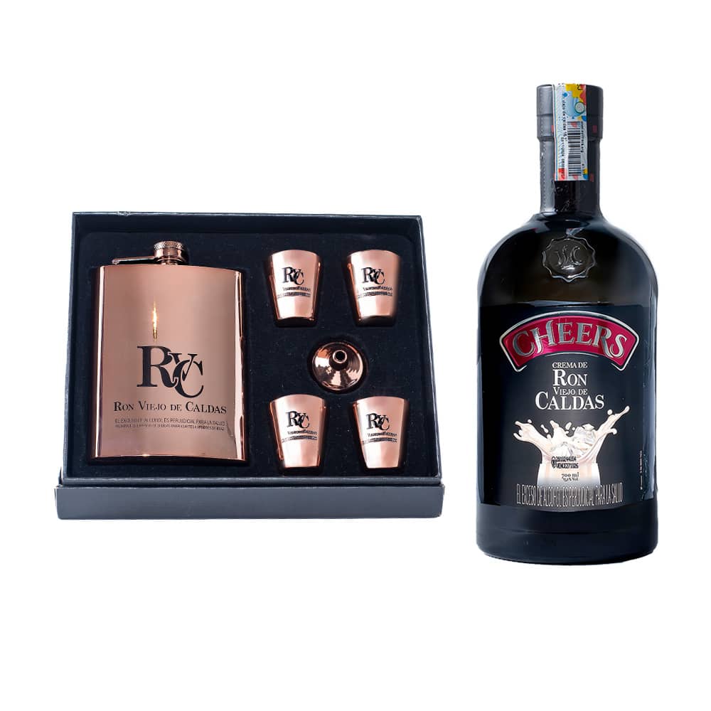 Arma Tu Kit: Kit Ronera 4 Copas Palo de Rosa + Botella 750ml