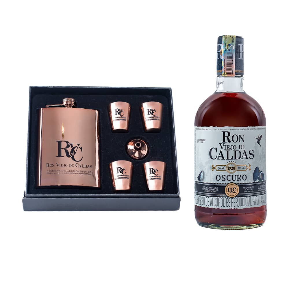 Arma Tu Kit: Kit Ronera 4 Copas Palo de Rosa + Botella 750ml