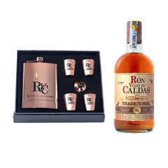 Arma Tu Kit: Kit Ronera 4 Copas Palo de Rosa + Botella 750ml