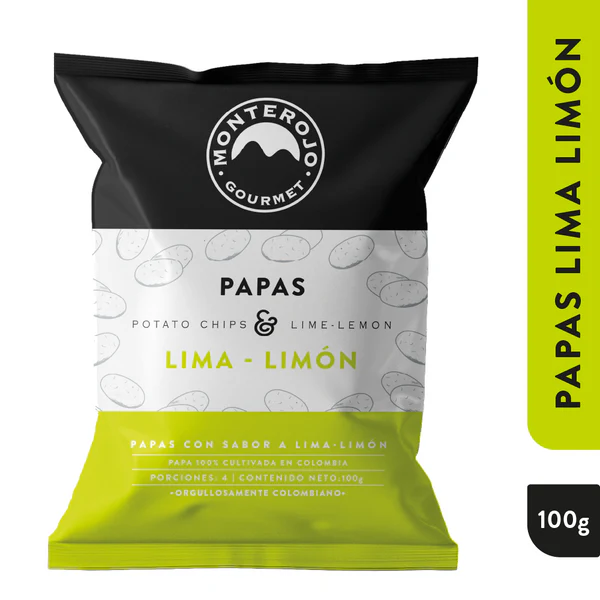 Papas MonteRojo Lima–Limón (100 g)