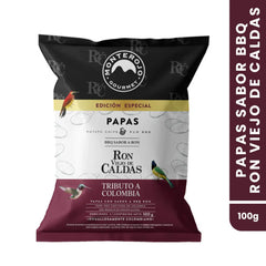 Papas MonteRojo de Ron Viejo de Caldas BBQ (100 g)