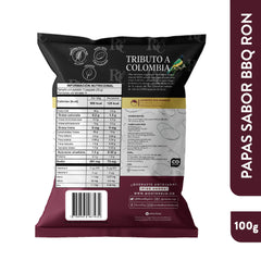 Papas MonteRojo BBQ con Ron (100 g)