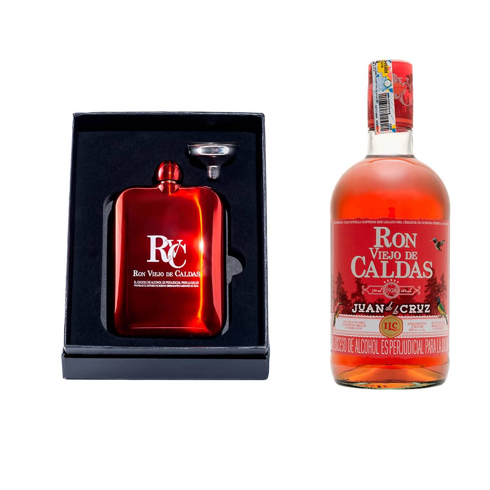 Arma Tu Kit: Ronera Roja con Embudo + Botella750 ml