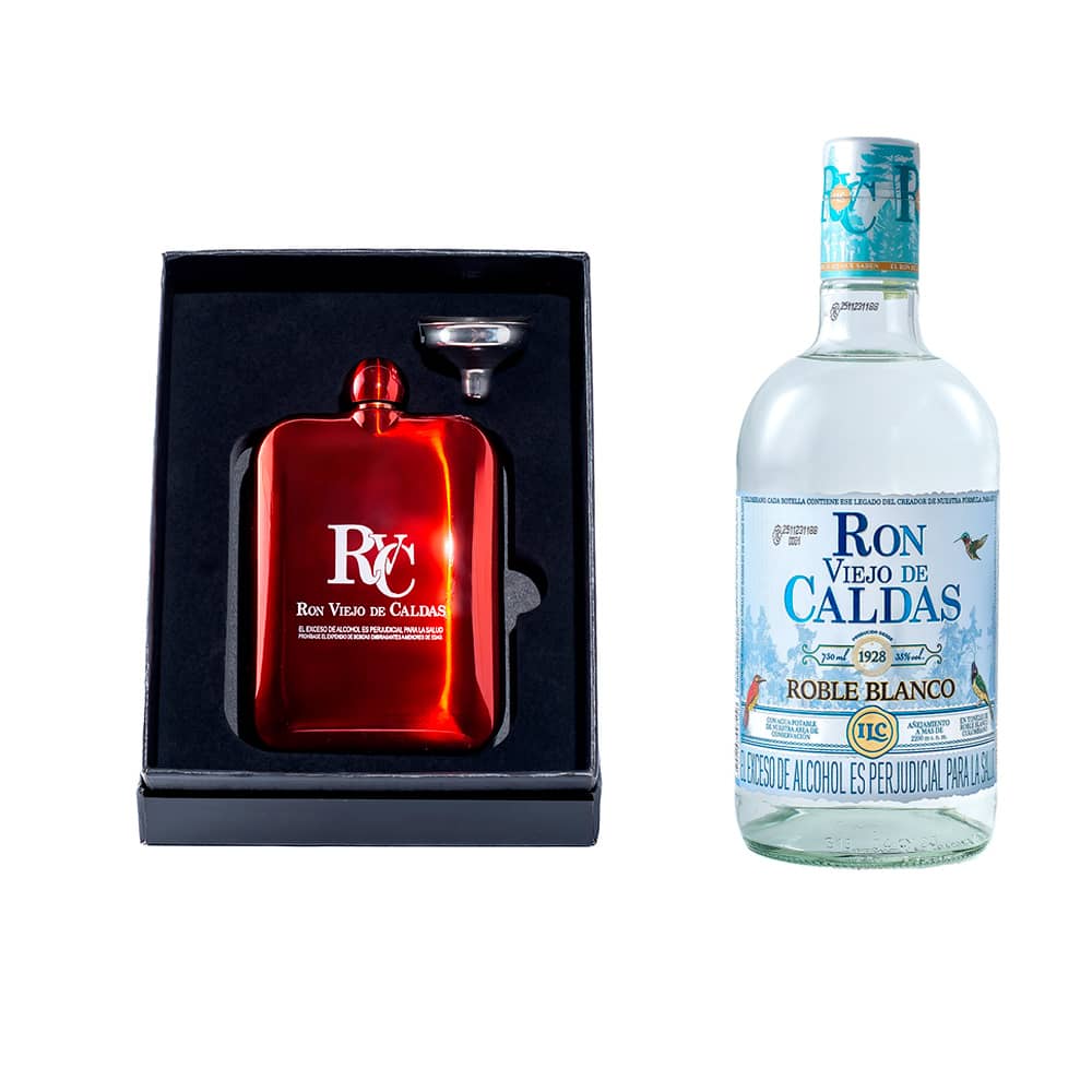 Arma Tu Kit: Ronera Roja con Embudo + Botella750 ml